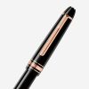 Các chi tiết bút máy Montblanc Meisterstuck 112676 mạ vàng hồng
