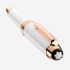 Logo đỉnh nắp bút máy Montblanc Meisterstuck White Solitaire MB-113323