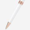 Ngòi bút bi Montblanc Meisterstuck White Solitaire MB113325