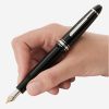 Review bút Montblanc Meisterstuck Platinum-Coated LeGrand Traveller Pen MB114226